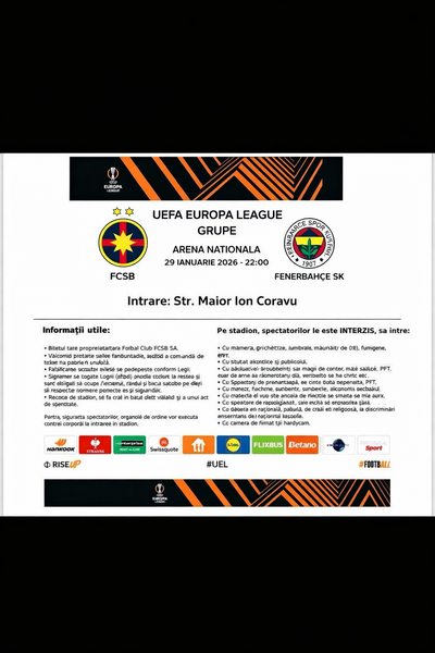 FCSB - Fenerbahce UEFA Europa League